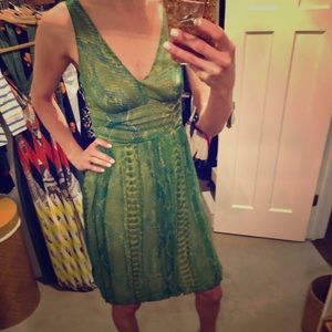 Tracy Reese snakeskin print dress